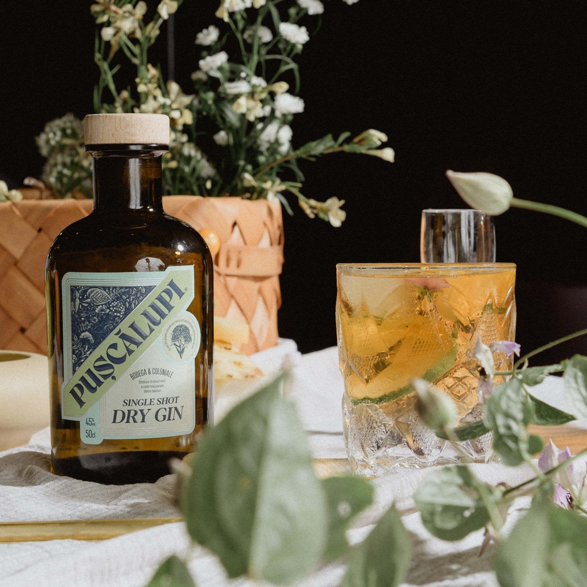 PUŞCĂLUPI SINGLE SHOT DRY GIN, 45% vol. 50cl – Pușcălupi Gin